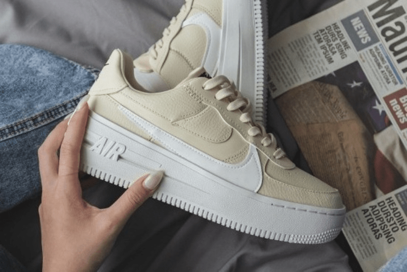 Giày Nike Wmns Air Force 1 PLT.AF.ORM 'Fossil' DJ9946-200 - Ảnh 3