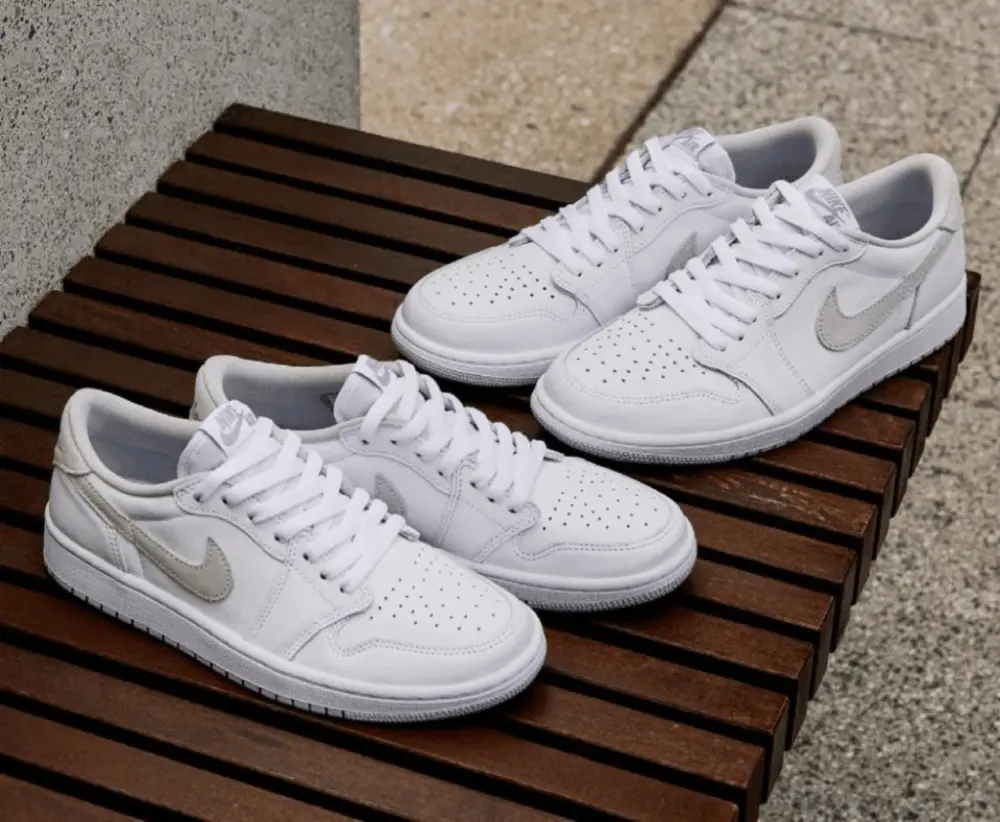 Giày Nike Air Jordan 1 Retro Low OG 'Neutral Grey' 2021 CZ0790-100 - Ảnh 6