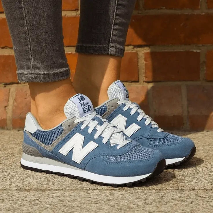 Giày New Balance Wmns 574 Deep Porcelain Blue WL574CC - Ảnh 3