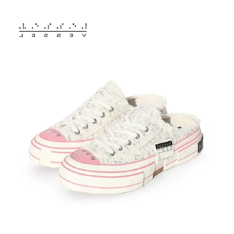 Alternative view of Giày xVESSEL G.O.P. Slip On 'White Tweed'