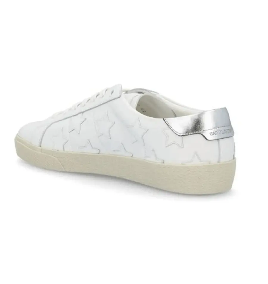 Alternative view of Giày Saint Laurent white rubber sneakers 59254100ND09017