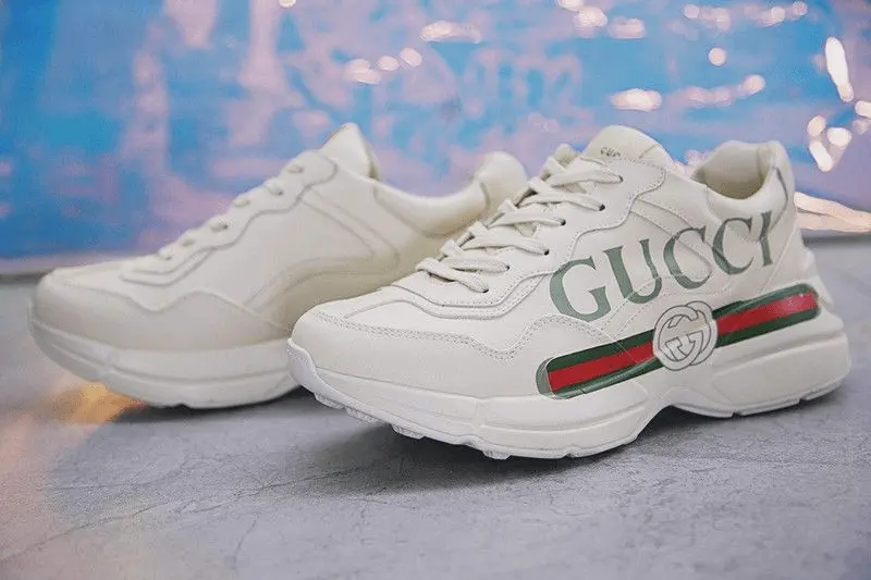 Alternative view of Giày Gucci Rhython Leather Sneaker 'Logo' 500877-DRW00-9522