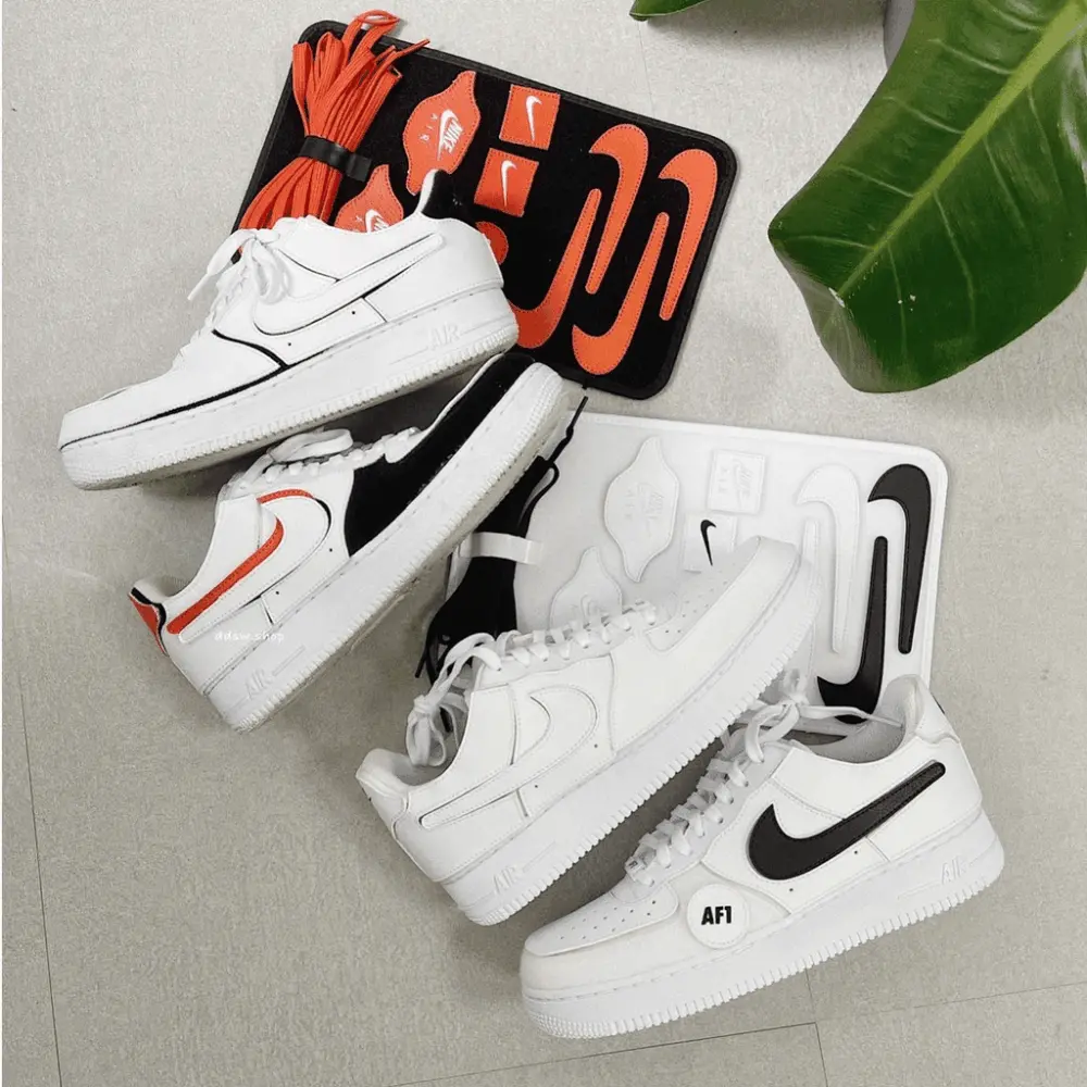 Giày Nike Air Force 1/1 'White Black' CV1758-100 - Ảnh 6