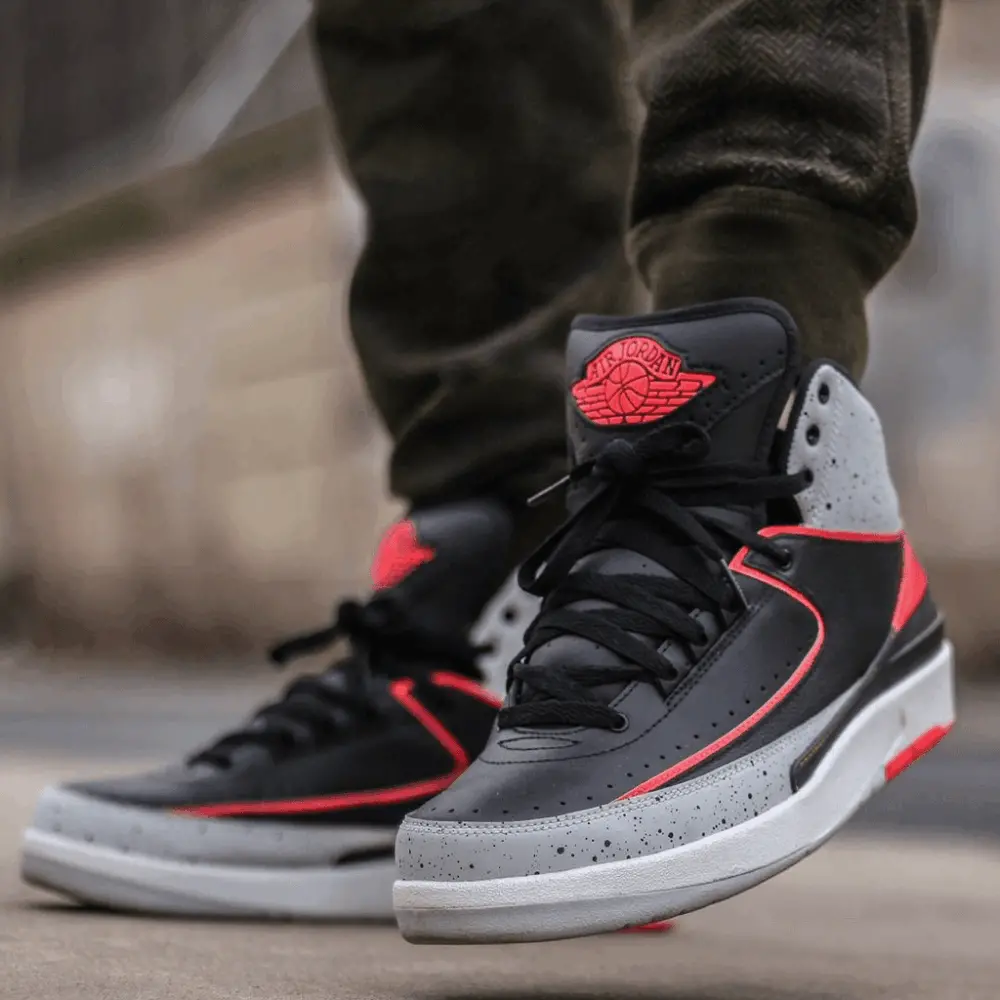 Giày Nike Air Jordan 2 Retro 'Infrared 23' 385475-023 - Ảnh 3