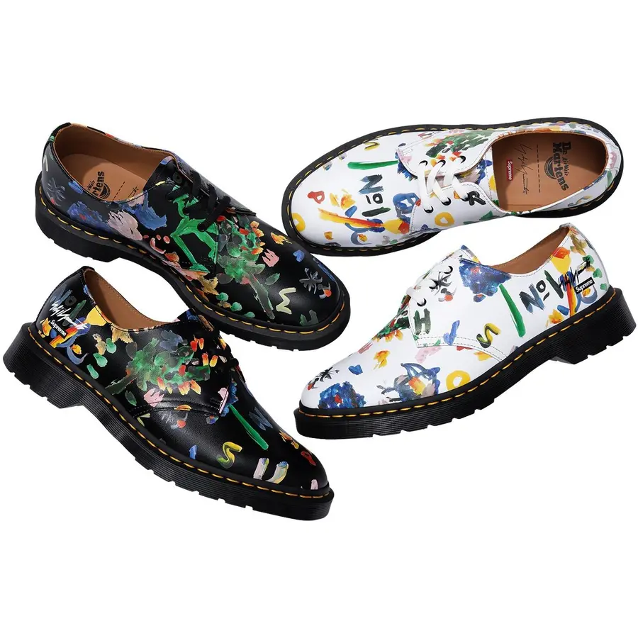 Giày Dr Martens 1461 'Supreme Yohji Yamamoto Black' 34944 - Ảnh 4