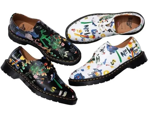 Giày Dr Martens 1461 'Supreme Yohji Yamamoto White' 28010100 - Ảnh 4