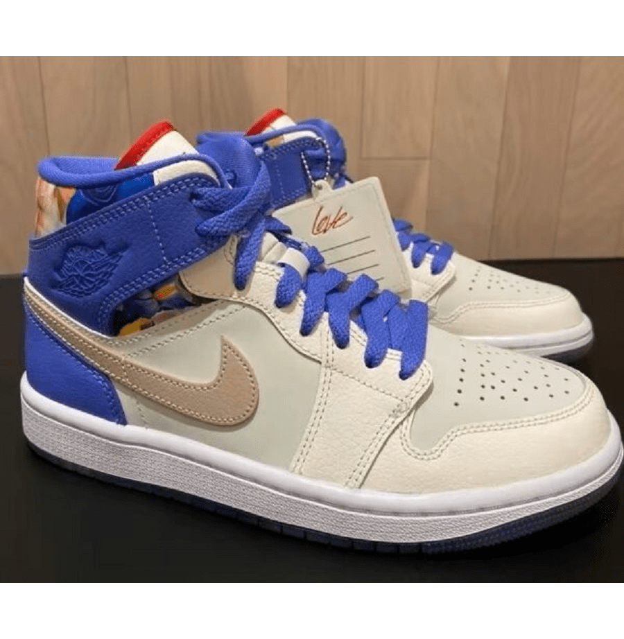 Giày Nike Air Jordan 1 Mid ‘Floral’ FD4331-121 - Ảnh 4
