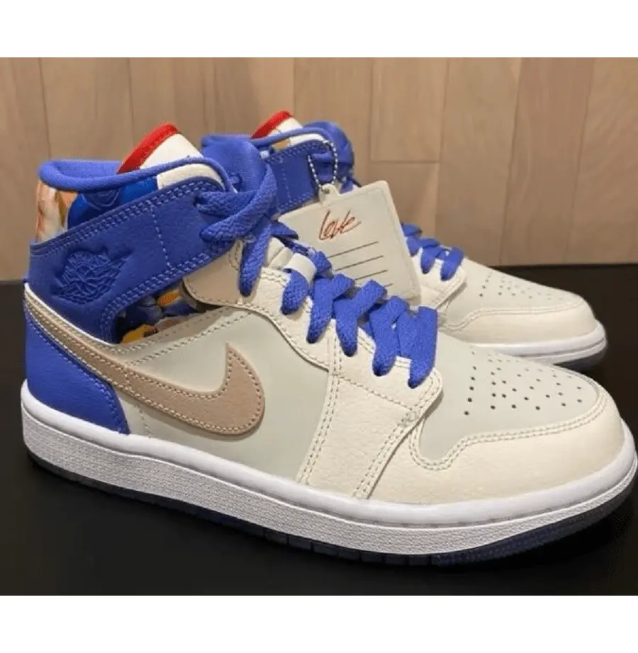Giày Nike Air Jordan 1 Mid ‘Floral’ FD4331-121 - Ảnh 4