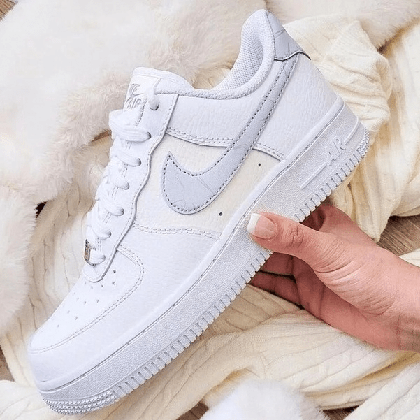 Giày Nike Air Force 1 'White Metallic Silver' DV2237-100 - Ảnh 3