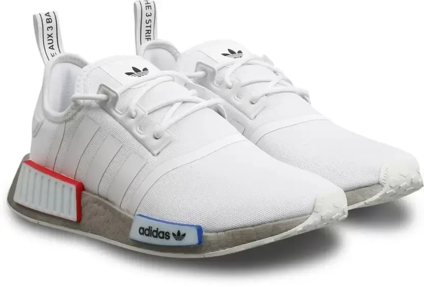 Alternative view of Giày Adidas NMD R1 'White Grey' GX9525