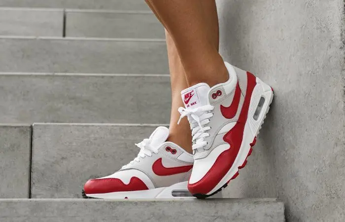 Giày Nike Air Max 90/1 White University Red AQ1273-100 - Ảnh 6