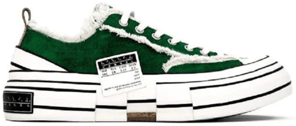 Giày xVESSEL G.O.P Low HBX Green S20X001CL