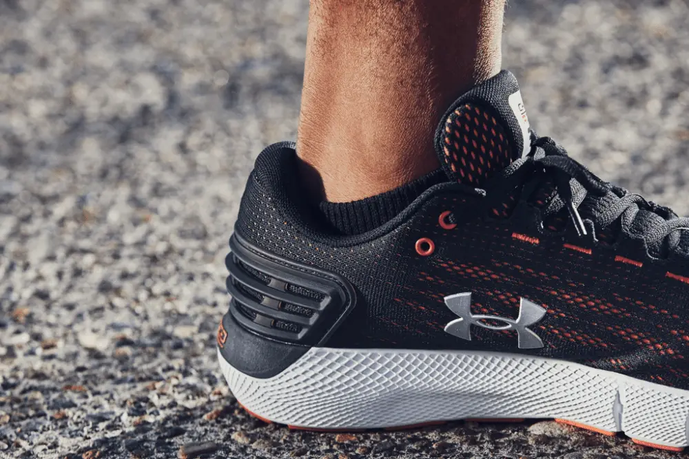 Giày Under Armour Charged Rogue 'Black Orange Glitch' 3021225-002 - Ảnh 5