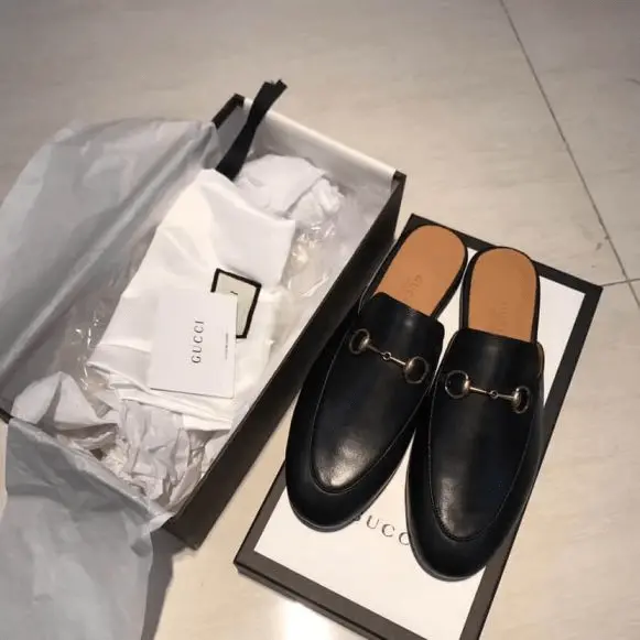 Giày Gucci Slip On Basic 423513-BLM00-1000 - Ảnh 3
