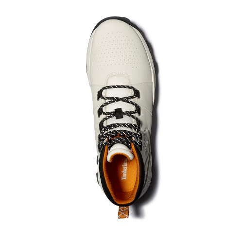 Giày Timberland Men's White Nubuck Leather Water Repellent A2HR7 - Ảnh 4