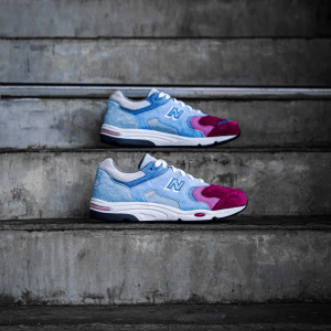 Alternative view of Giày New Balance Kith x 1700 Made in USA 'The Colorist Pink Toe' M1700K1