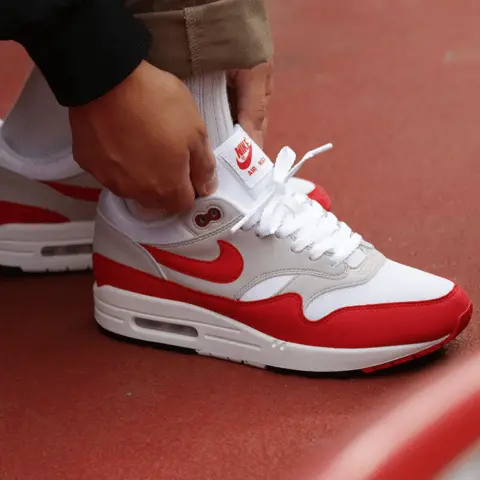Alternative view of Giày Nike Air Max 1 Anniversary Red 908375-103