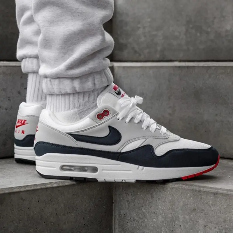 Alternative view of Giày Nike Air Max 1 Anniversary Obsidian 908375-104