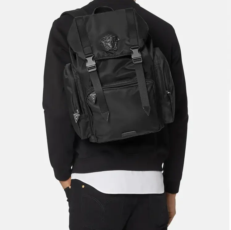 Balo Versace La Medusa Nylon BackPack 1000733-DNY8ME-D41NP - Ảnh 3