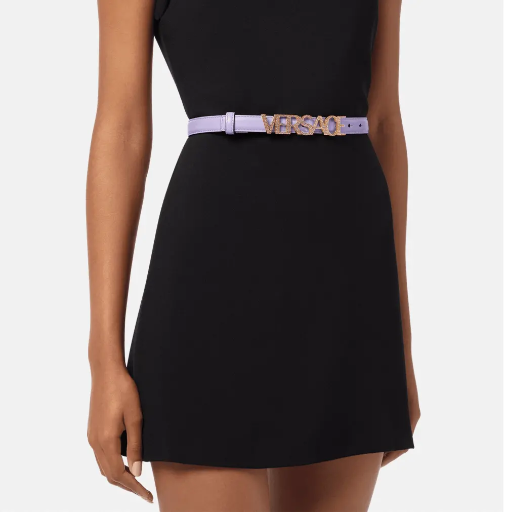 Alternative view of Thắt Lưng Versace Logo Crystal Belt Liac 1002202-1A01051-1L57V