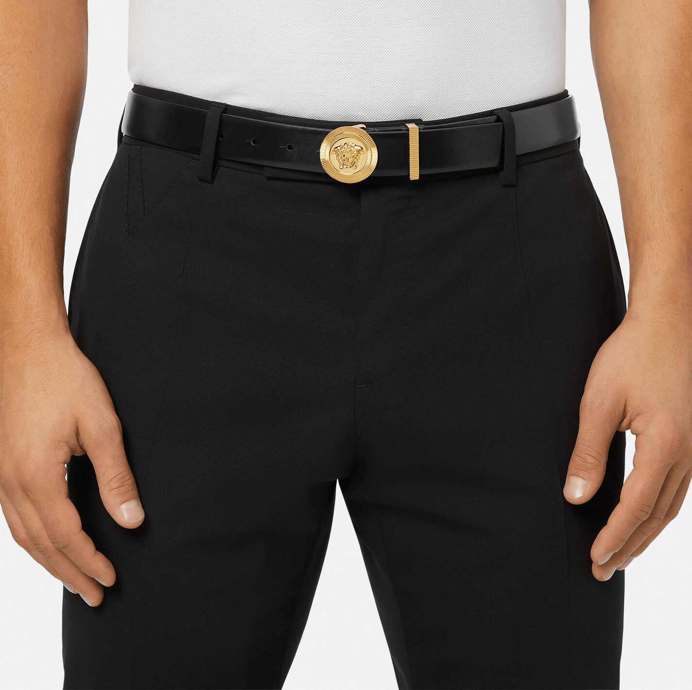 Thắt Lưng Versace Medusa Biggie Belt 1003760-DVTP1-1B00V - Ảnh 2