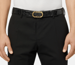 Alternative view of Thắt Lưng Versace Greca Oval Belt Black 1003863-DVTP1-1B00V