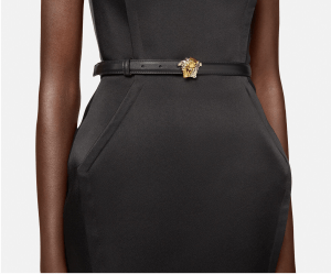 Alternative view of Thắt Lưng Versace La Medusa Leather Belt Black DCDI011-DV3TN-D41VP