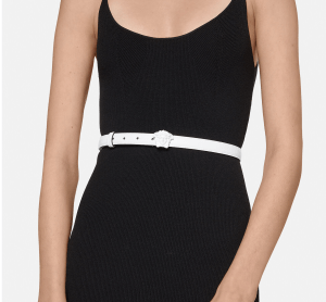 Alternative view of Thắt Lưng Versace La Medusa Leather Belt White DCDI145-DVTFN-1W04V