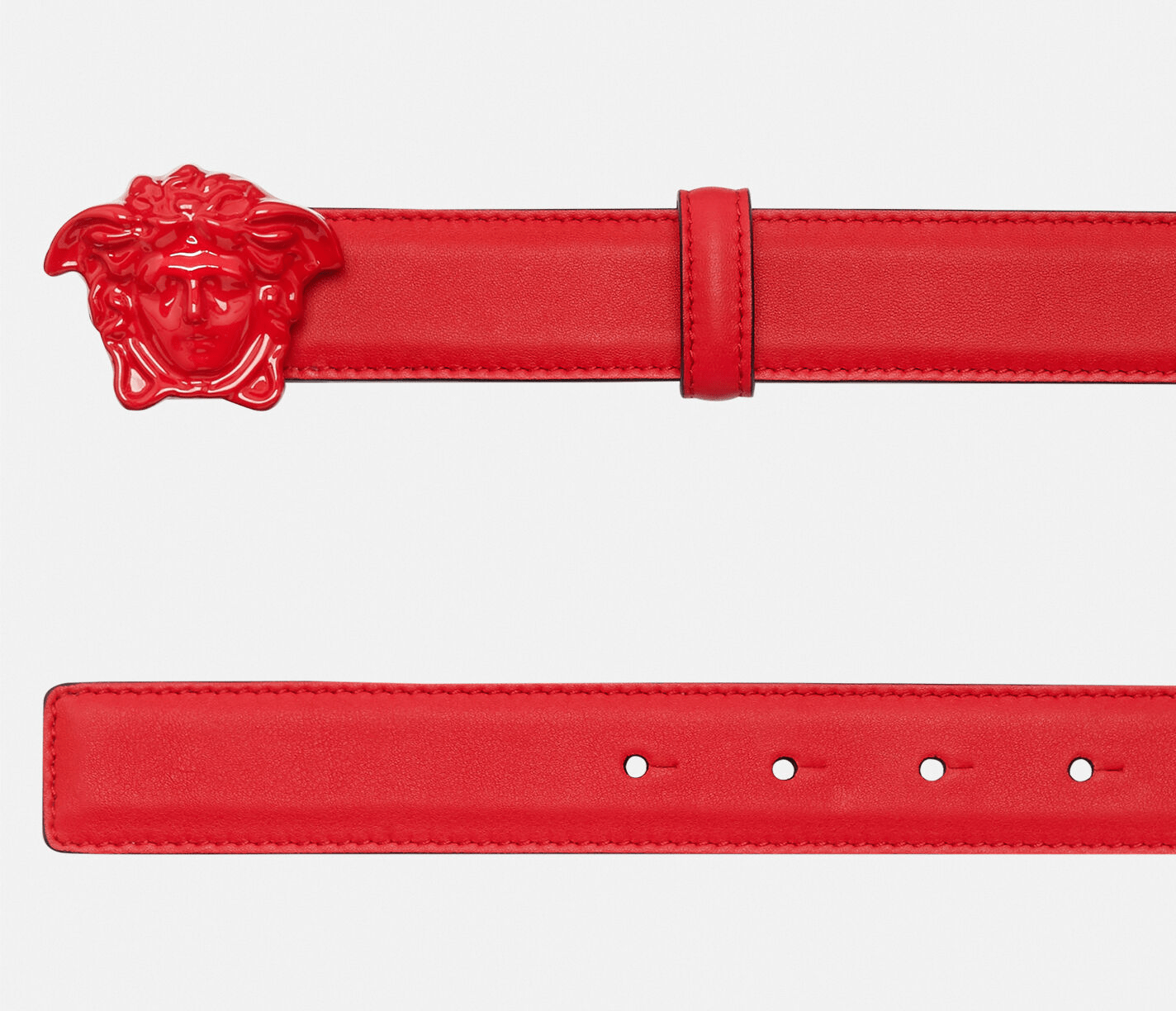 Thắt Lưng Versace La Medusa Leather Belt Classic DCU4747-DVTP1-1R14V - Ảnh 2