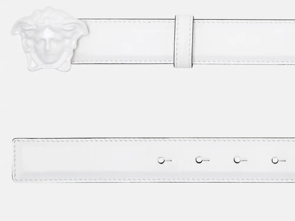 Alternative view of Thắt Lưng Versace La Medusa Leather Belt Classic White DCU4747-DVTP1-1W04V