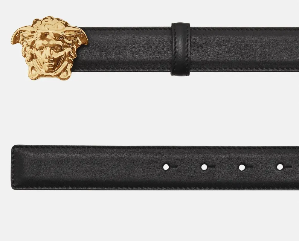 Alternative view of Thắt Lưng Versace La Medusa Leather Belt Classic Black DCU4747-DVTP1-KVO41