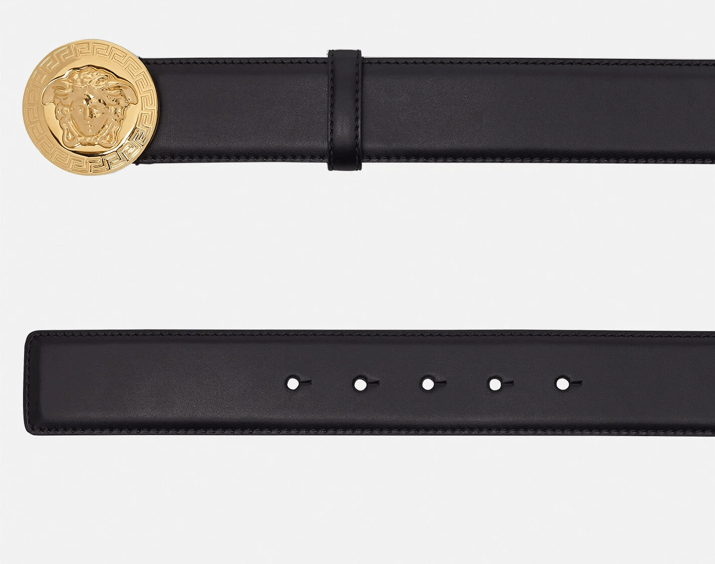 Thắt Lưng Versace Classic Medusa Leather Belt Black DCU4806-DVTP1-KVO41 - Ảnh 2