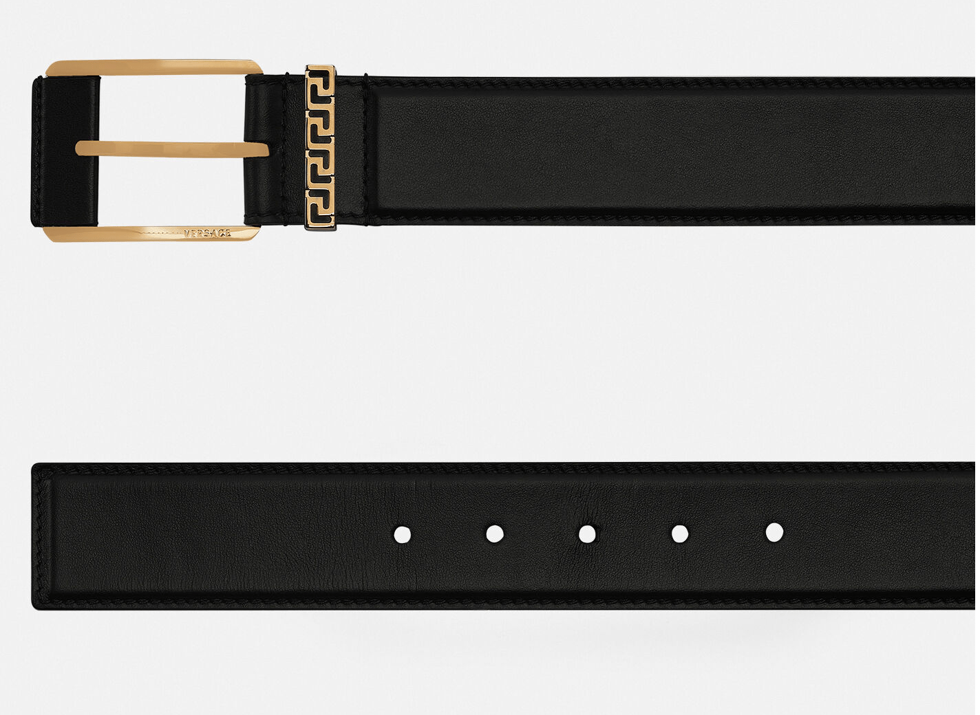 Thắt Lưng Versace Greca Accent Belt Black DCU8241-DVTP1-1B00V - Ảnh 2