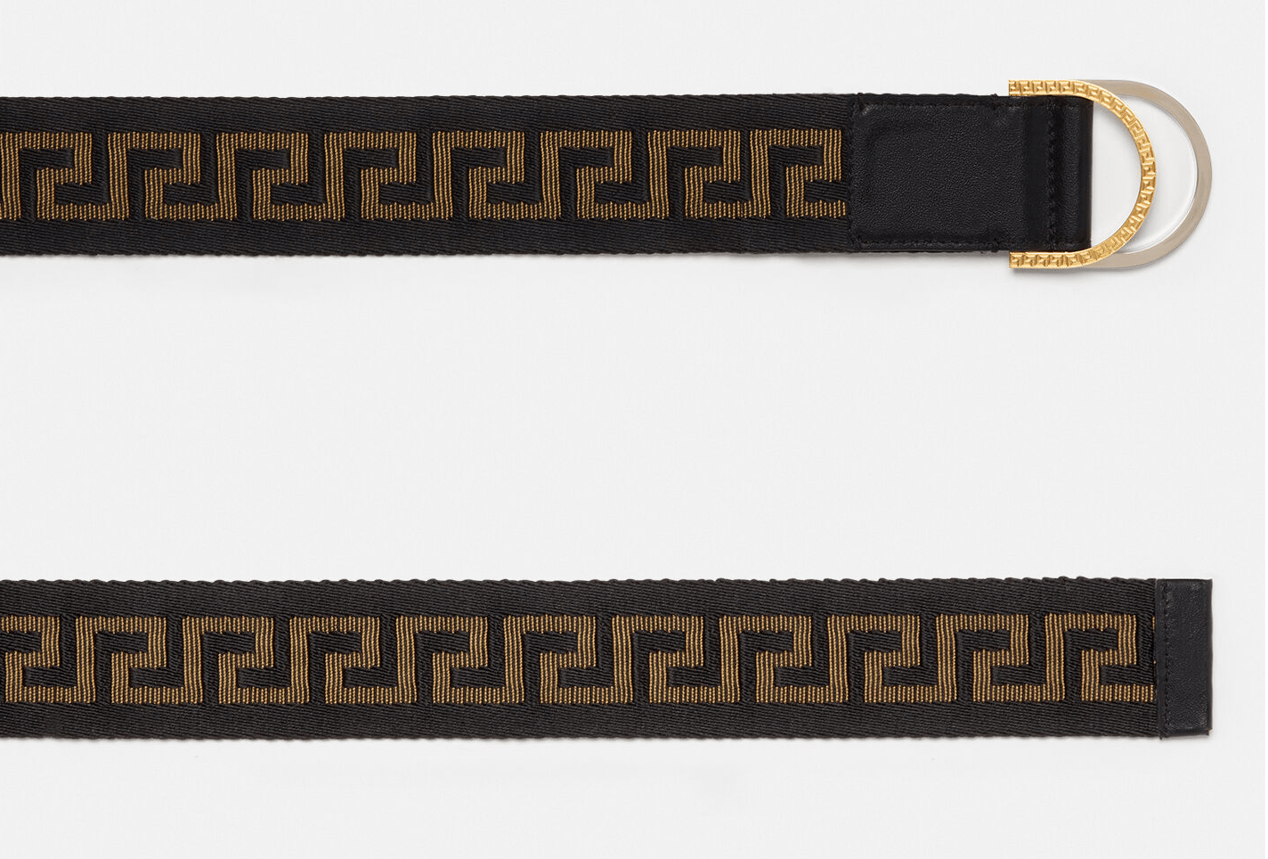 Thắt Lưng Versace Greca Ribbon Belt Black DCU8440-DNASGV-2B05O - Ảnh 3