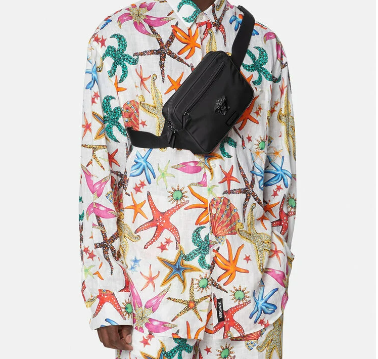 Túi Versace La Medusa Nylon Belt Bag DFB8580-DNY8ME-D41NP - Ảnh 2