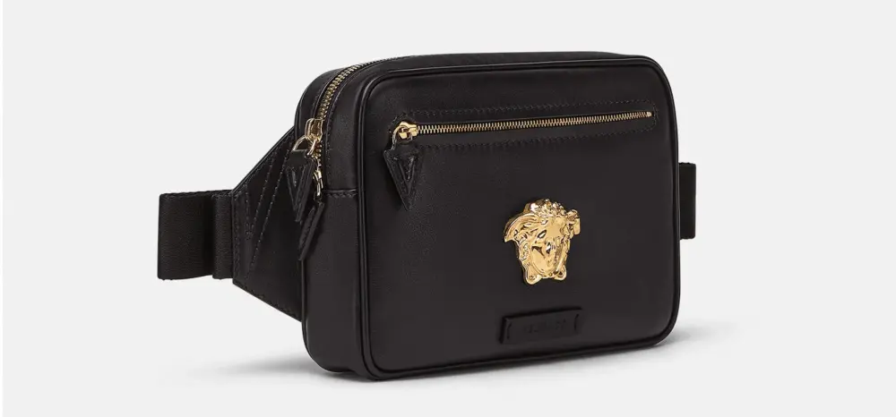 Túi Versace La Medusa Leather Belt Bag DFB8580-DVT8ME-1B00V - Ảnh 3