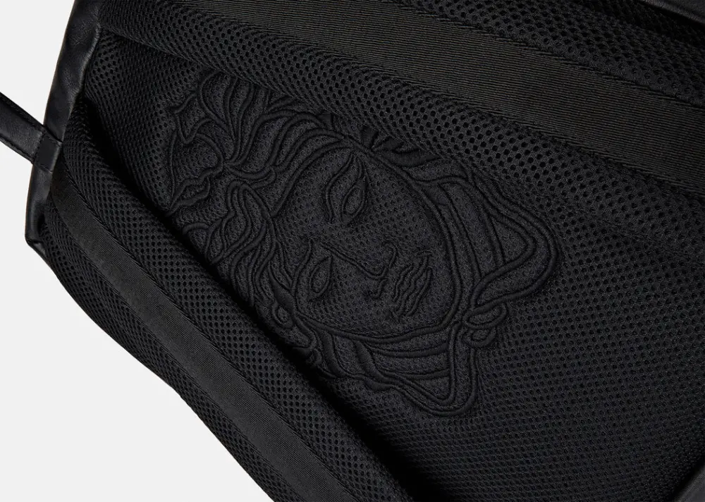 Balo Versace La Medusa Leather BackPack DFZ8504-DVT8ME-K41NV - Ảnh 4