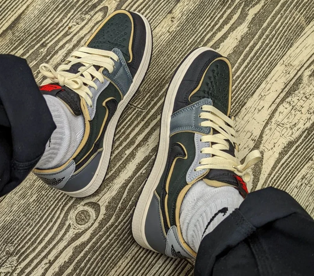 Giày Nike Jordan 1 Low OG EX 'Black Smoke Grey' DV0982-006 - Ảnh 5