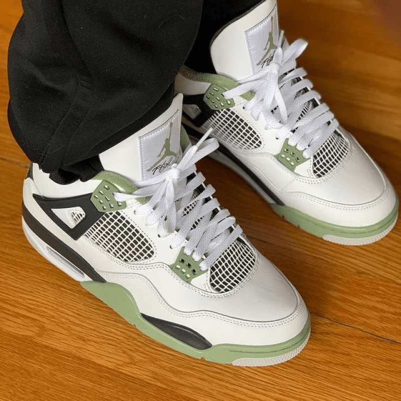 Giày Nike Air Jordan 4 Retro 'Seafoam' AQ9129-103 - Ảnh 3