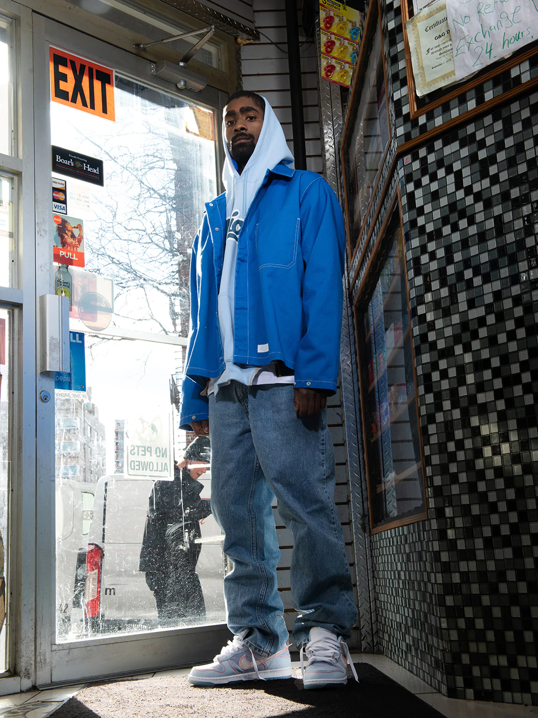 Giày Nike Dunk Low Union Passport Pack Argon 'Light Blue' DJ9649-400 - Ảnh 4