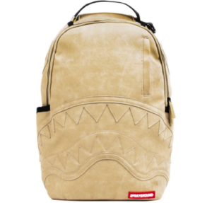 Balo Sprayground Leather Shark 'Beige' Backpack 910B1550NSZ