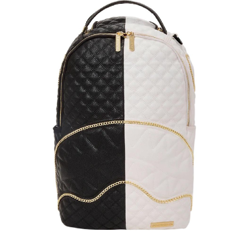 Balo Sprayground Stitching Rhombus 'Black White' 910B3805NSZ