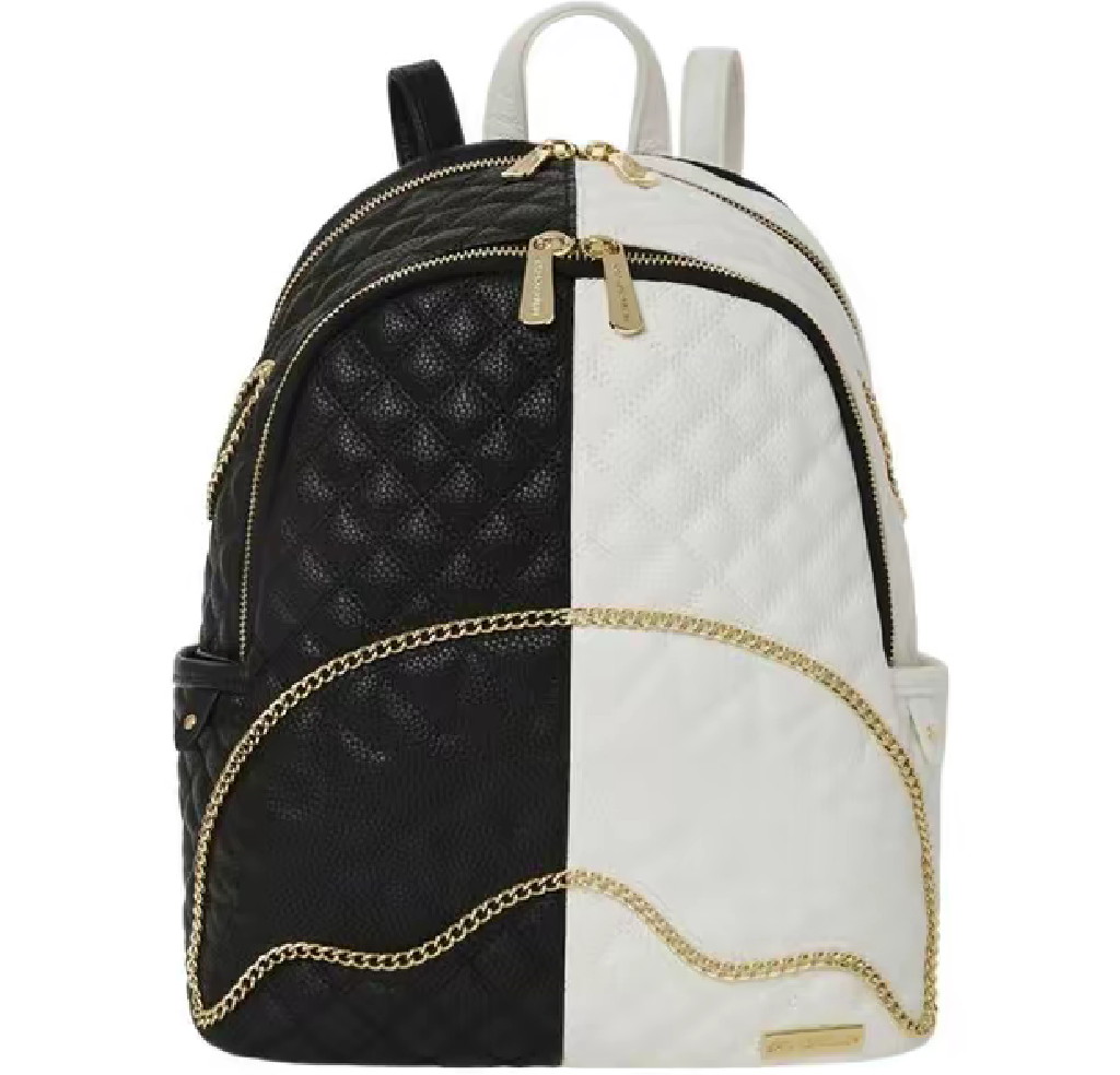 Balo Sprayground Stitching Rhombus 'Black White' 910B4424NSZ
