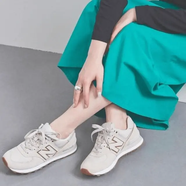 Giày New Balance Wmns 574 'Light Grey' WL574SOA - Ảnh 5