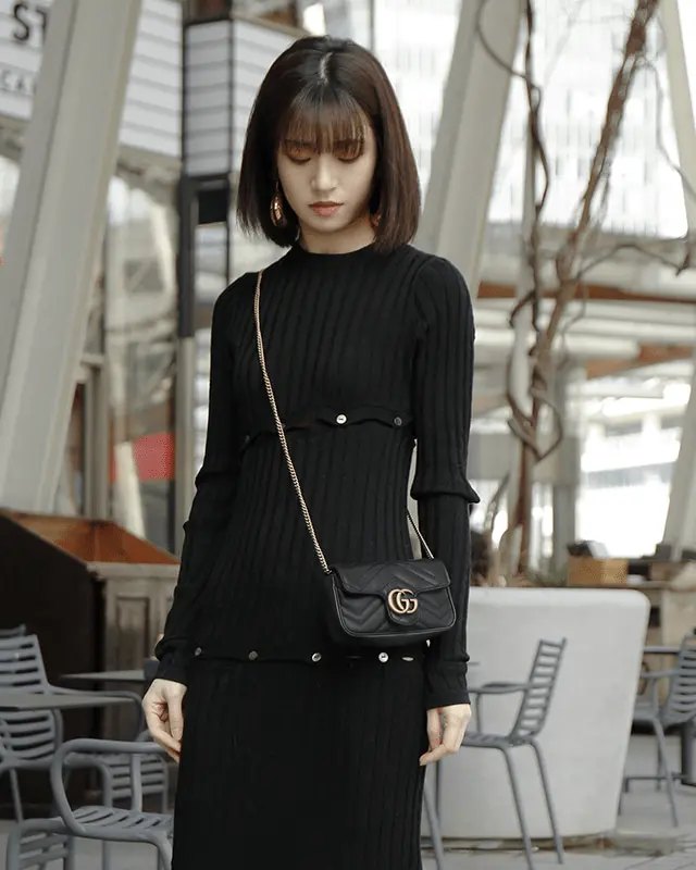 Túi Gucci GG Marmont Matelassé Super Mini Bag 476433 DSVRT 1000 - Ảnh 4