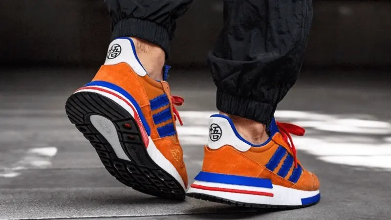 Giày Adidas Dragon Ball Z x ZX 500 RM 'Son Goku' D97046 - Ảnh 6