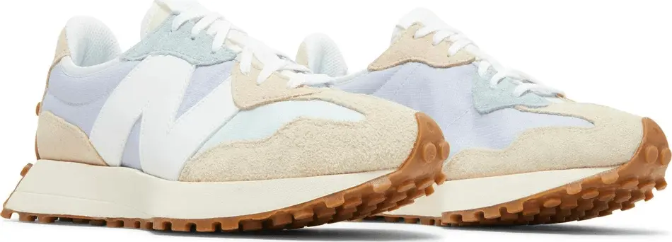 Alternative view of Giày New Balance Wmns 327 'White Morning Fog Gum' WS327PAB