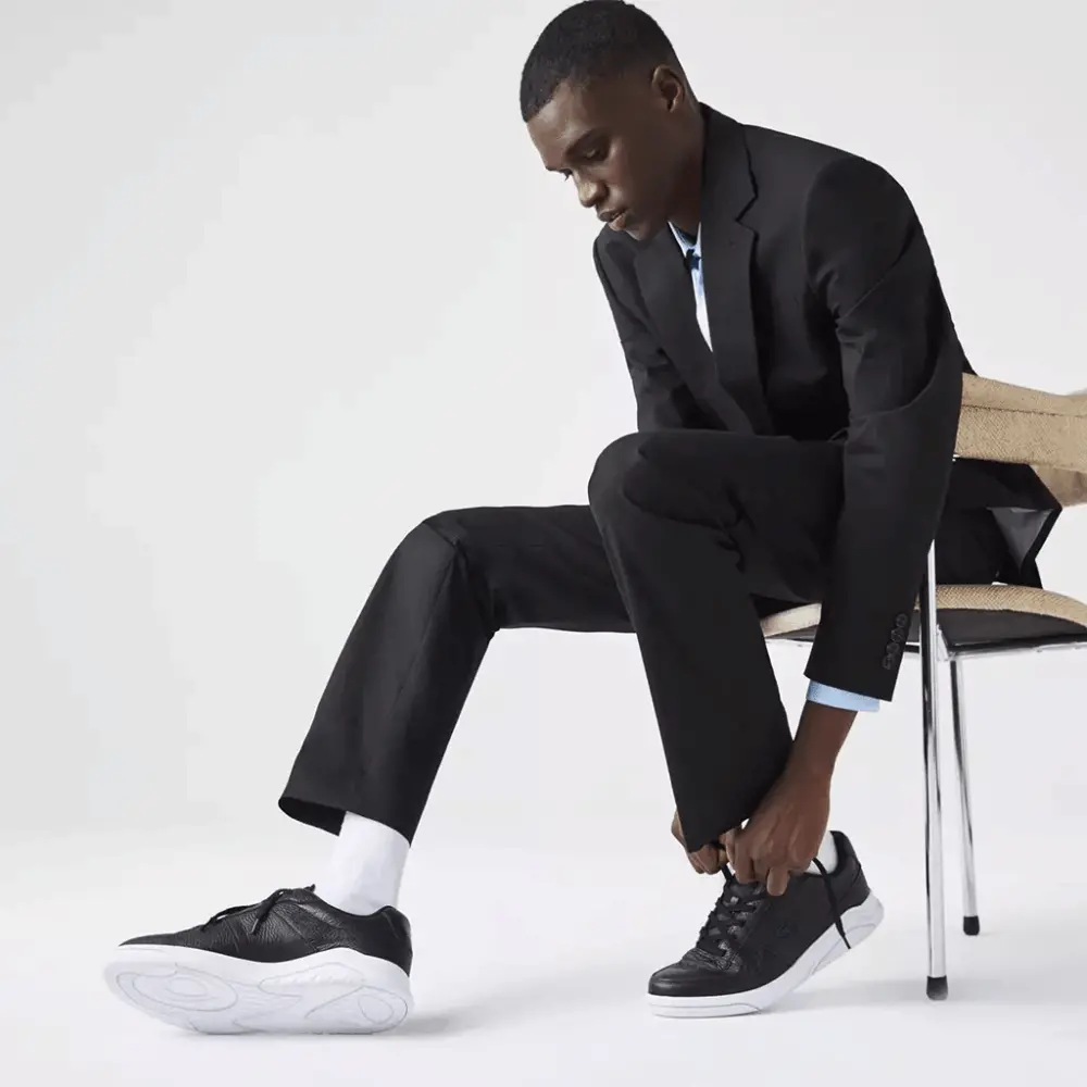 Giày Lacoste Game Advance 0721 'Black' 7-41SMA0087312 - Ảnh 5