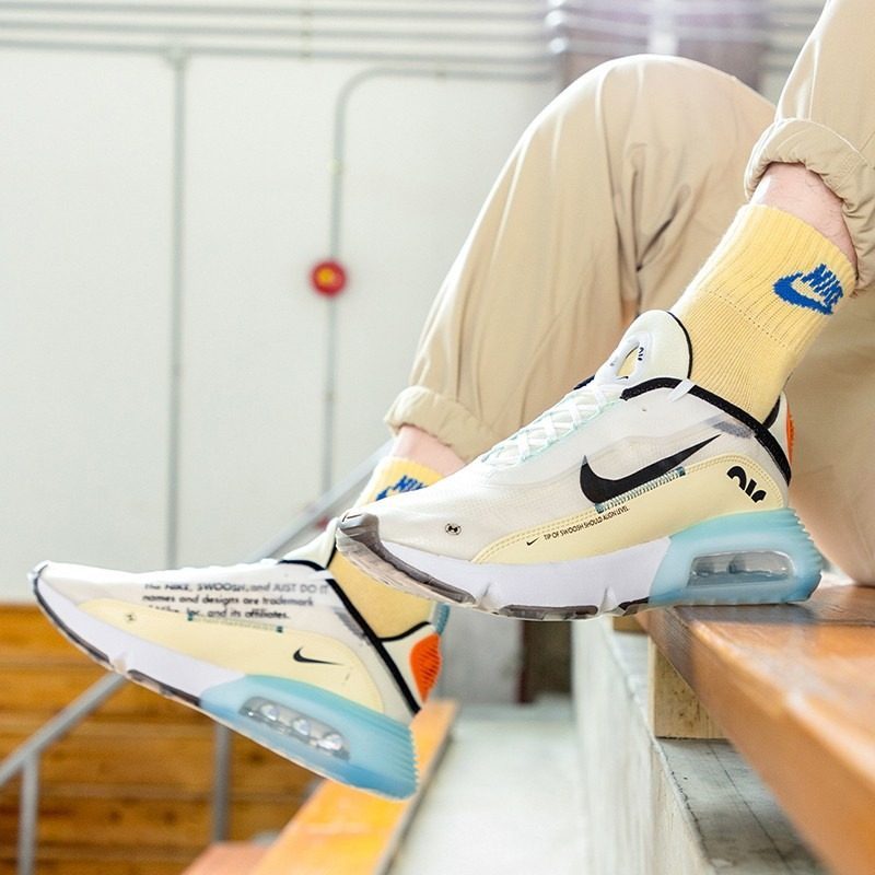 Giày Nike Air Max 2090 'Black Ice Blue Starfish Orange' DM0971-107 - Ảnh 4