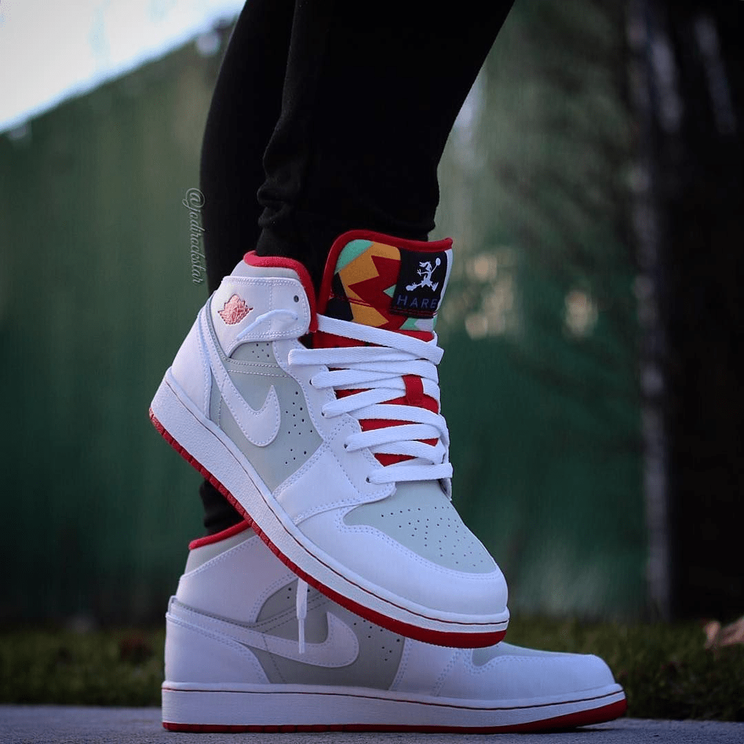 Giày Nike Air Jordan 1 GS 'Hare Jordan' 374457-011 - Ảnh 5